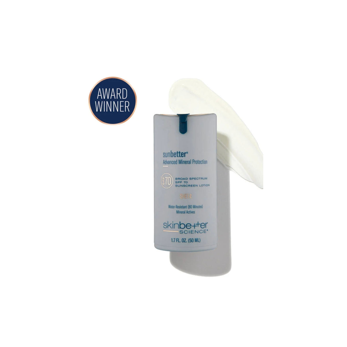 SkinBetter Science Sunbetter SHEER SPF 70 Sunscreen Lotion